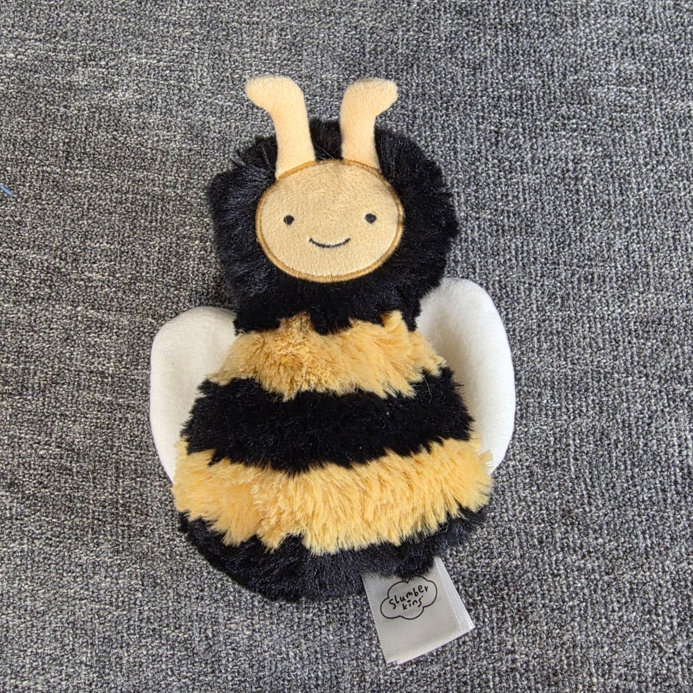 Slumberkins Honeybee Kin Bumblebee Plush Stuffed Animal Black Yellow Limited